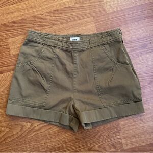 WHIT Olive Green Safari Shorts - Size 4